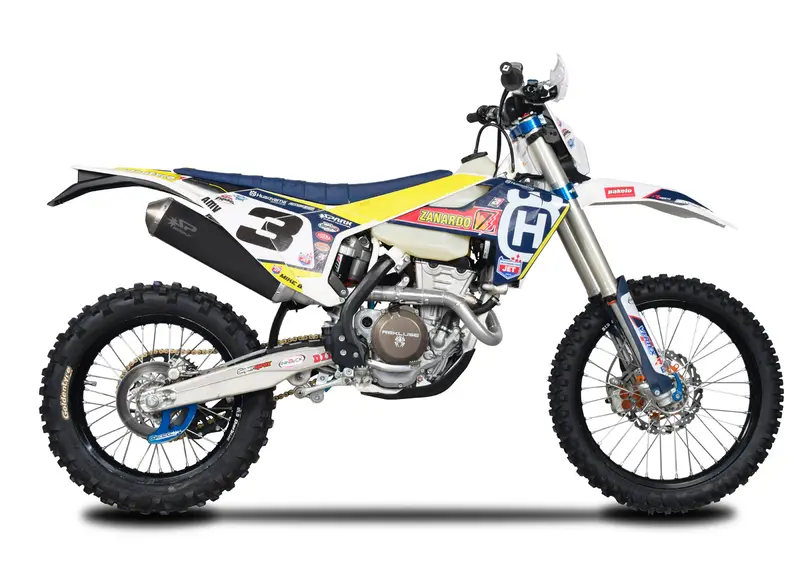 Husqvarna Husqvarna Fe 350 Enduro 2017 - - Full System Off Road: Stainless Steel Collector With Lateral Silencer 1