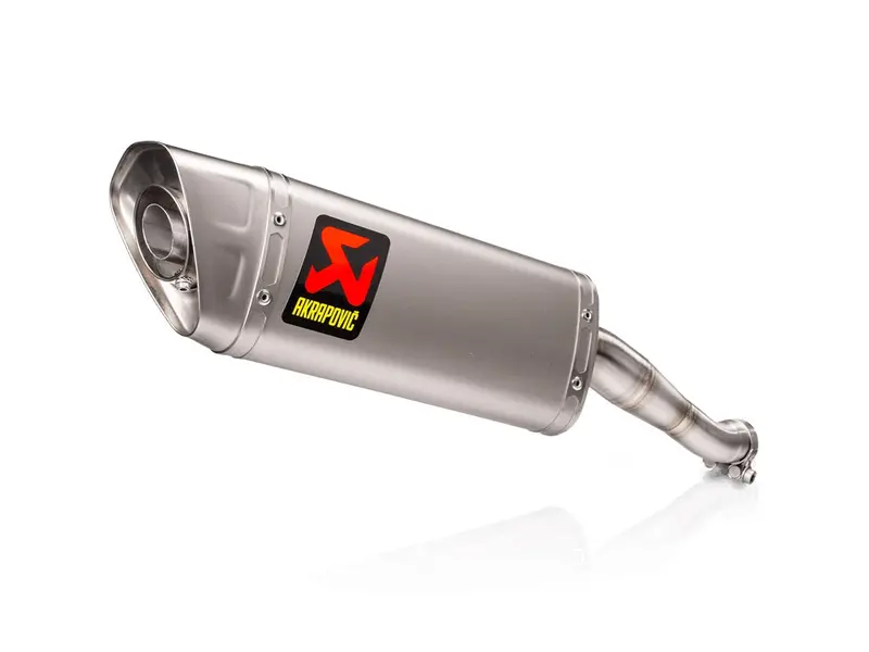 Italjet Dragster 125 / 200 - (2021-2024) Akrapovic Titanium Silencer Slip-On Kit - Race 1