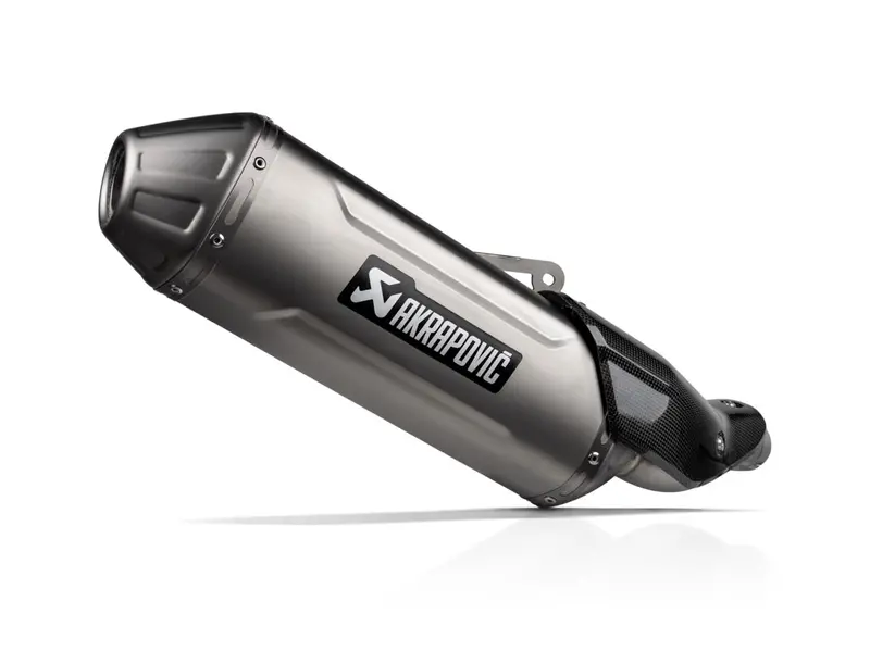 Kawasaki Kle500 / Se - (2026-2026) Akrapovic Titanium Silencer Slip-On Kit - Road Legal 1