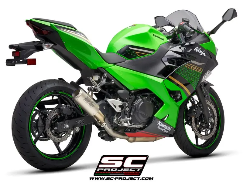 Kawasaki Ninja 400 - 2018 - 2020 – Sc-Project Cr-T Titanium Exhaust 1