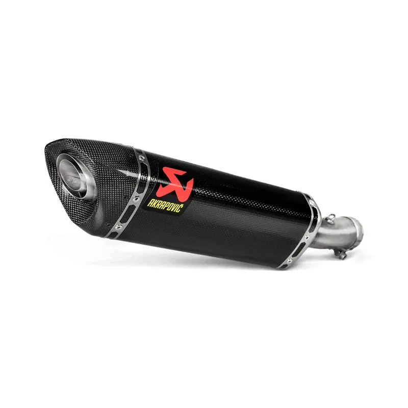 Kawasaki Ninja 500 - (2024-2026) Akrapovic Carbon Silencer Slip-On Kit - Hexagonal - Race Removable Baffle 1
