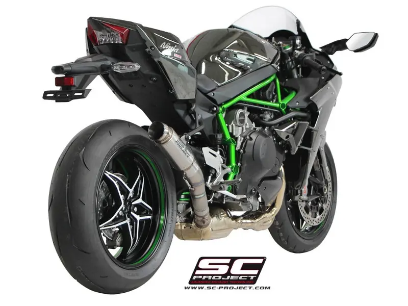 Kawasaki Ninja H2 - 2015 - 2020 – Sc-Project Gp70-R Titanium Exhaust 1