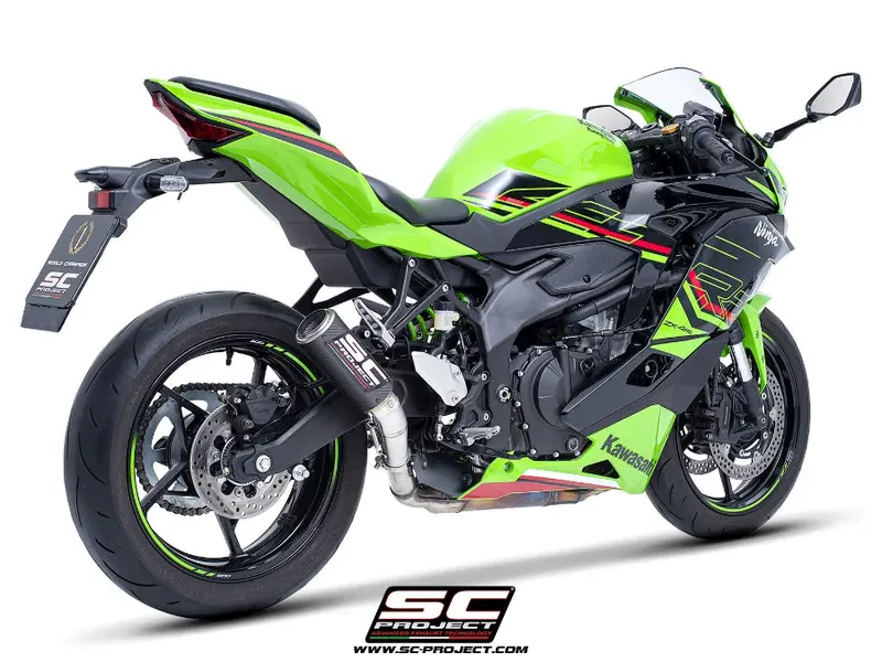 Kawasaki Ninja Zx-4R - Rr - 2024 - 2025 – Sc-Project Cr-T Carbon Fibre Exhaust 1