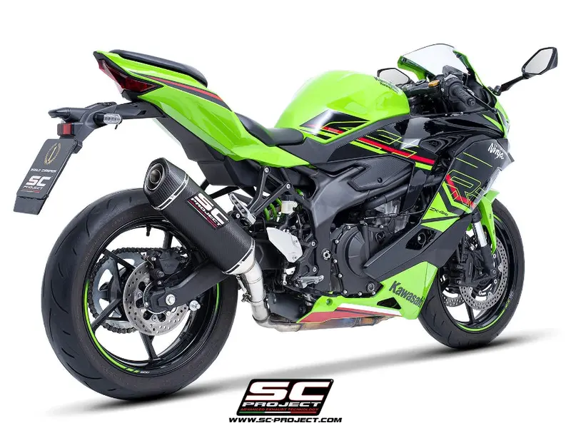 Kawasaki Ninja Zx-4R - Rr - 2024 - 2025 – Sc-Project Sc1-S Carbon Fibre Exhaust 1