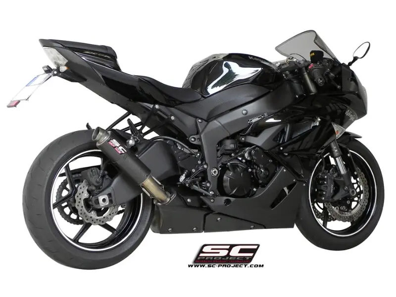 Kawasaki Ninja Zx-6R - 2009 - 2012 – Sc-Project Gp-M2 Carbon Fibre Exhaust 1