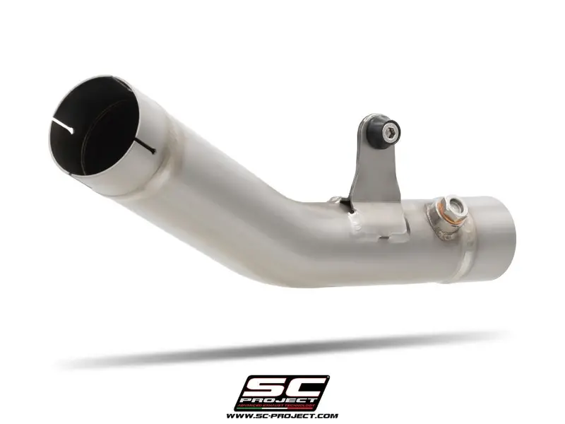Kawasaki Ninja Zx-6R - 2024 - 2025 – Sc-Project Central Link Pipe Titanium, Compatible With Specific Sc-Project Range 1
