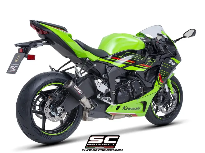 Kawasaki Ninja Zx-6R - 2024 - 2025 – Sc-Project Cr-T Carbon Fibre Exhaust 1