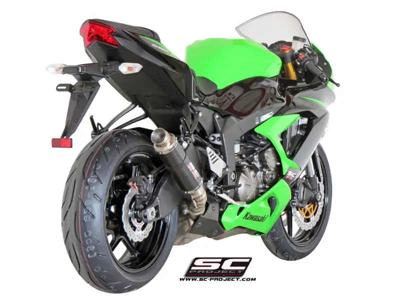 Kawasaki Ninja Zx-6R 636 - 2013 - 2017 – Sc-Project Gp-M2 Carbon Fibre Exhaust 1