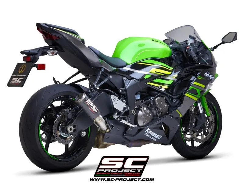 Kawasaki Ninja Zx-6R 636 - 2019 - 2021 – Sc-Project Cr-T Carbon Fibre Exhaust 1