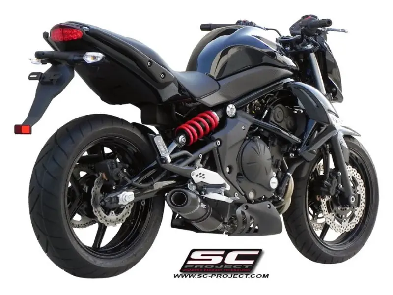Kawasaki Versys - 2007 - 2011 – Sc-Project Oval Carbon Fibre Exhaust 1