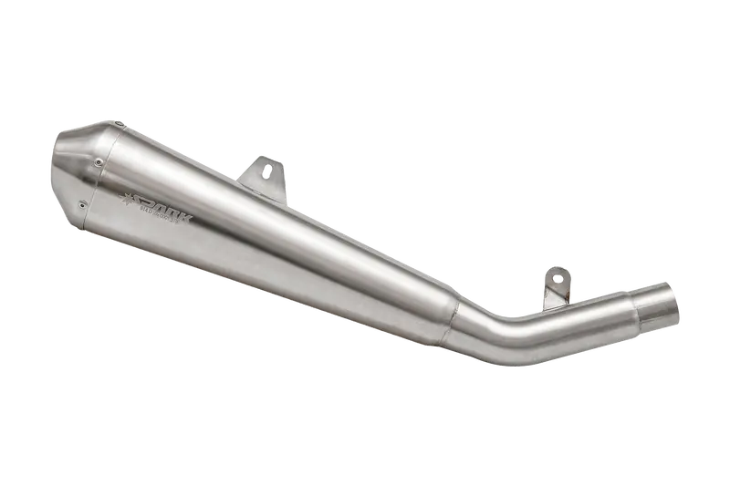Kawasaki Z 750 - 2007 - 2014 - 1 Megaphone Conic Silencer With Stainless Steel Pipe For Lateral Mounting 1