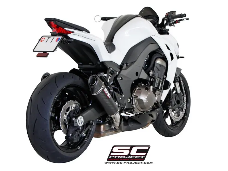 Kawasaki Z1000 - 2014 - 2016 – Sc-Project Pair Of Conic Carbon Fibre Exhaust 1