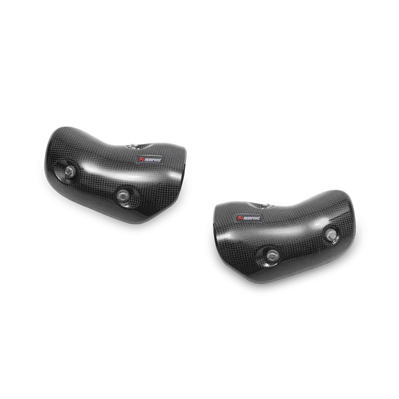 Kawasaki Z1000 - (2014-2022) Akrapovic Optional Carbon Fibre Heat Shields With Fitting Assembly 1