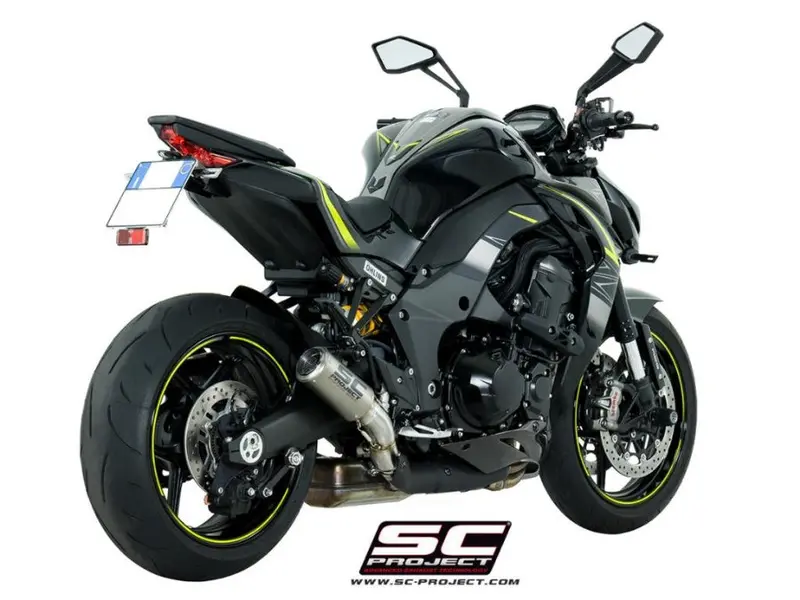 Kawasaki Z1000 - 2017 - 2020 – Sc-Project Pair Of Cr-T Titanium Exhaust 1