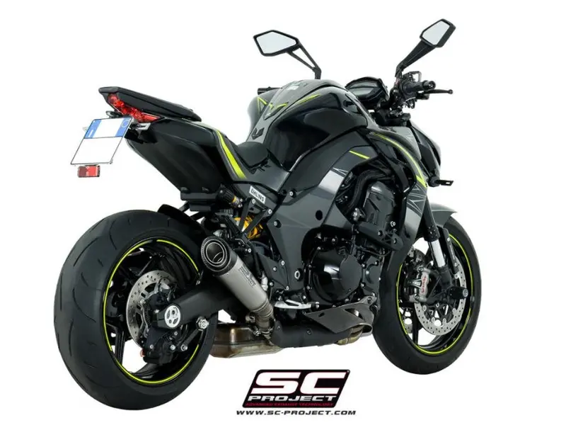 Kawasaki Z1000 - 2017 - 2020 – Sc-Project Pair Of S1 Titanium Exhaust 1