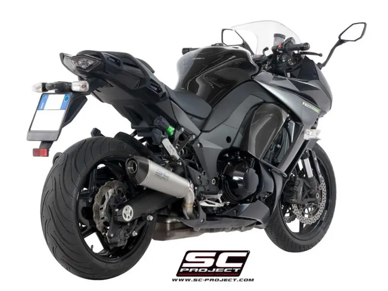 Kawasaki Z1000 Sx - 2017 - 2020 – Sc-Project Pair Of Conic Titanium Exhaust 1