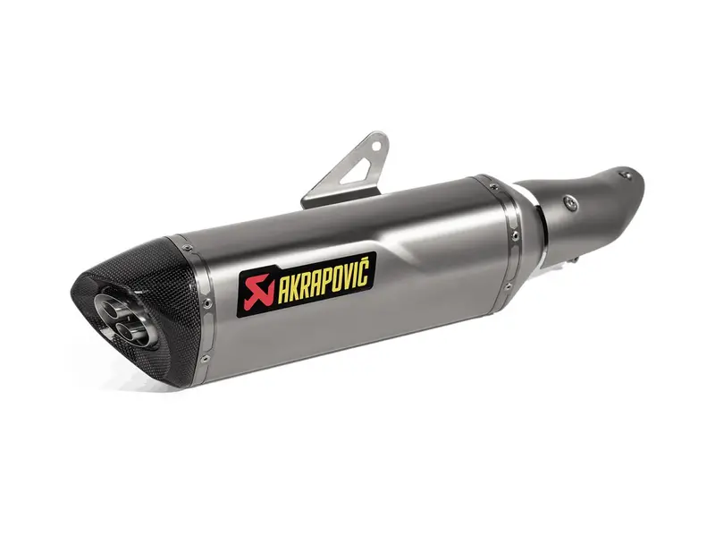 Kawasaki Z500 - (2024-2025) Akrapovic Titanium Silencer Slip-On Kit - Road Legal 1