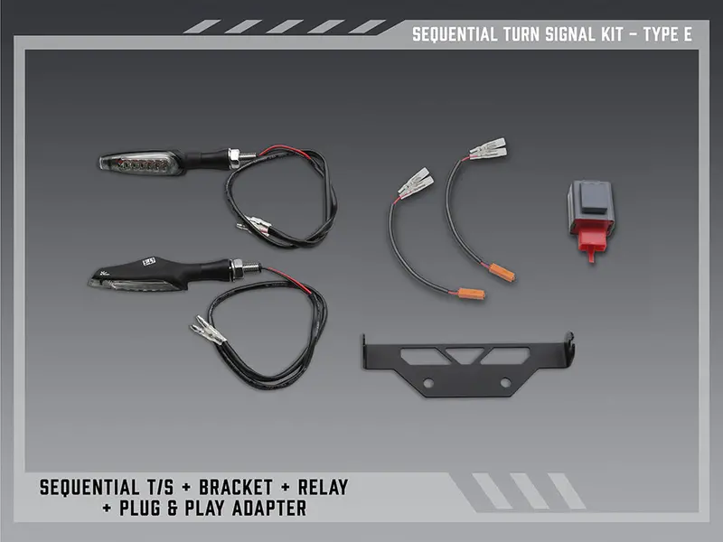 Kawasaki Z500 - (2024-2026) Yoshimura Sequential Led Indicators For V2 Tail Tidies 1