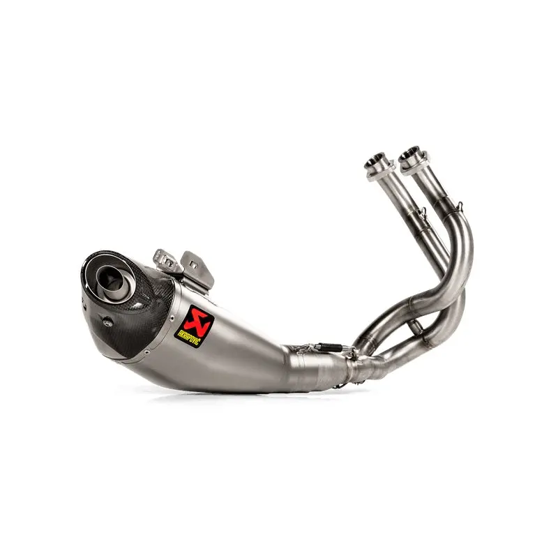 Kawasaki Z650 - (2017-2020) Akrapovic Titanium Silencer Complete Stainless 2-1 System - Road Legal 1