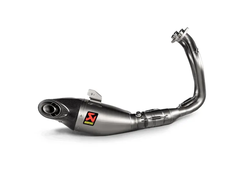 Kawasaki Z650 - (2021-2026) Akrapovic Titanium Silencer Complete Stainless 2-1 System - Road Legal 1