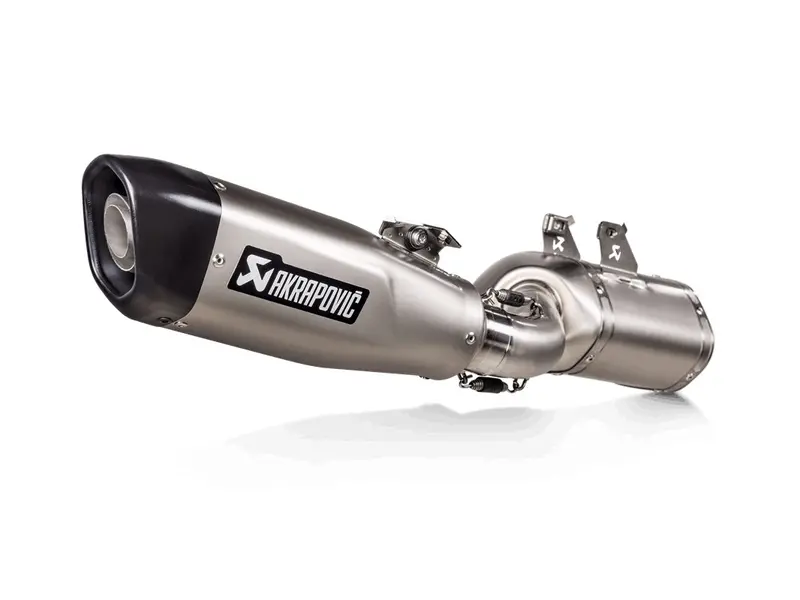 Kawasaki Z650 Rs - (2021-2024) Akrapovic Titanium Silencer Slip-On Kit - Road Legal 1