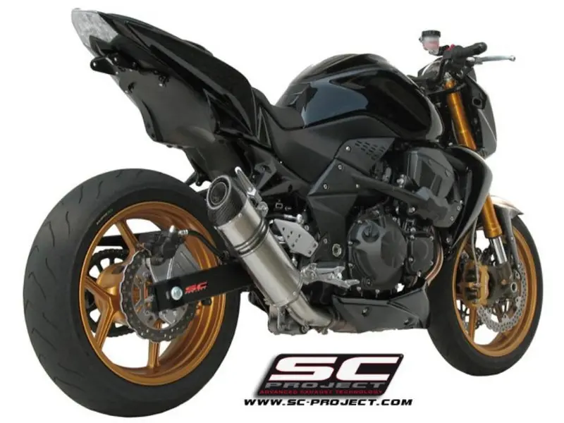 Kawasaki Z750 - 2007 - 2014 – Sc-Project Oval Titanium Exhaust 1