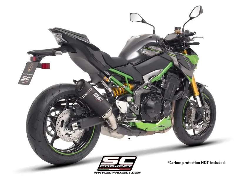 Kawasaki Z900 - 2017 - 2019 – Sc-Project Sc1-S Carbon Fibre Exhaust (Without Carbon Fibre Heat Protection) 1