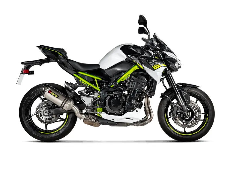 Kawasaki Z900 - (2018-2019) Akrapovic Titanium Silencer Slip-On Kit - Hexagonal - Road Legal - A2 Models Only 2