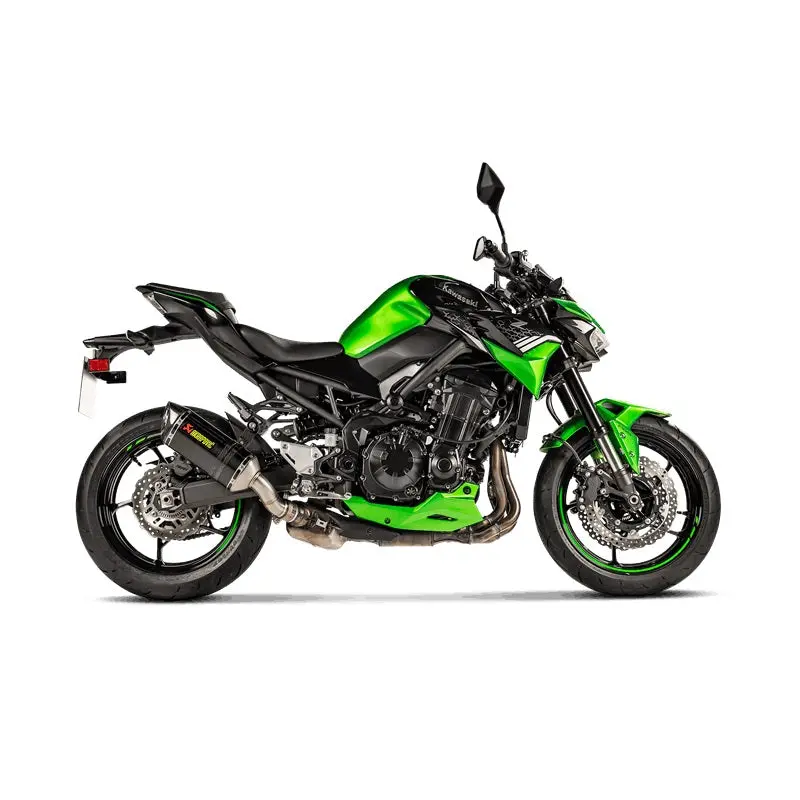 Kawasaki Z900 - (2020-2024) Akrapovic Carbon Silencer Slip-On Kit - Hexagonal - Road Legal 2