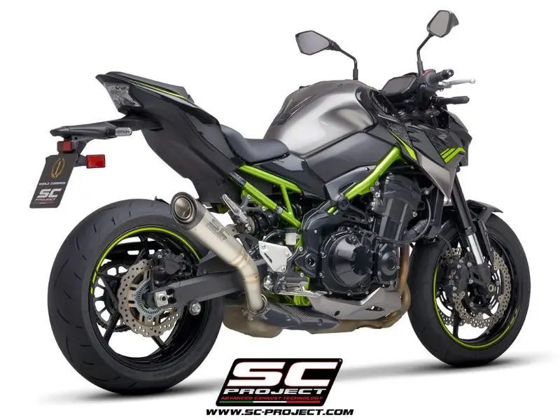 Kawasaki Z900 - 2020 – Sc-Project S1 Titanium Exhaust 1