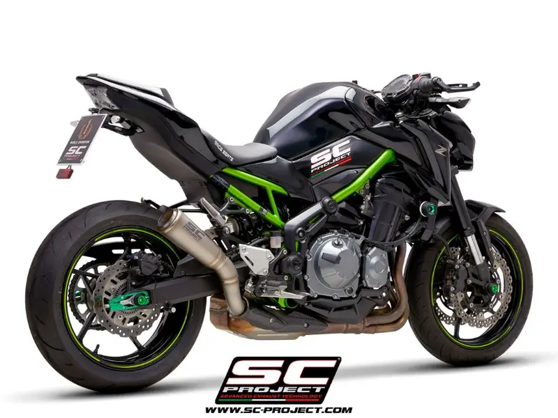 Kawasaki Z900 A2 - 2017 - 2020 – Sc-Project S1-Gp Titanium Exhaust 1