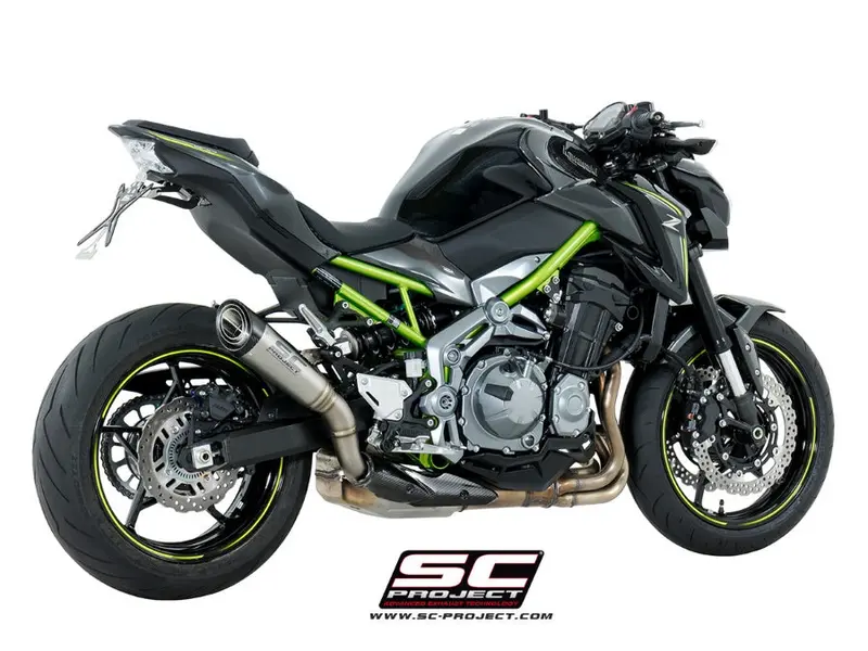 Kawasaki Z900 A2 - 2017 - 2020 – Sc-Project S1 Titanium Exhaust 1