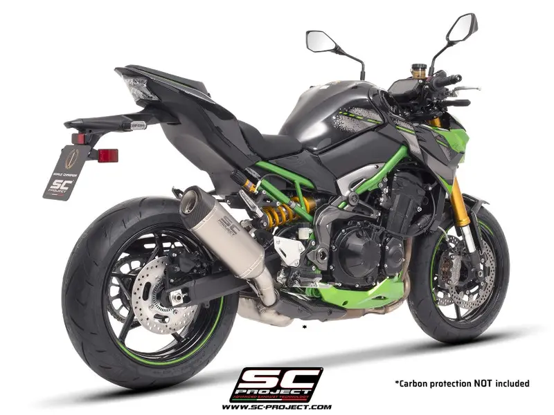 Kawasaki Z900 A2 - 2017 - 2020 – Sc-Project Sc1-S Titanium Exhaust (Without Carbon Fibre Heat Protection) 1
