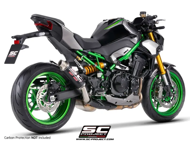 Kawasaki Z900 - Z900 A2 - 2025 - 2026 – Sc-Project Gp-M2 Carbon Fibre Exhaust 1