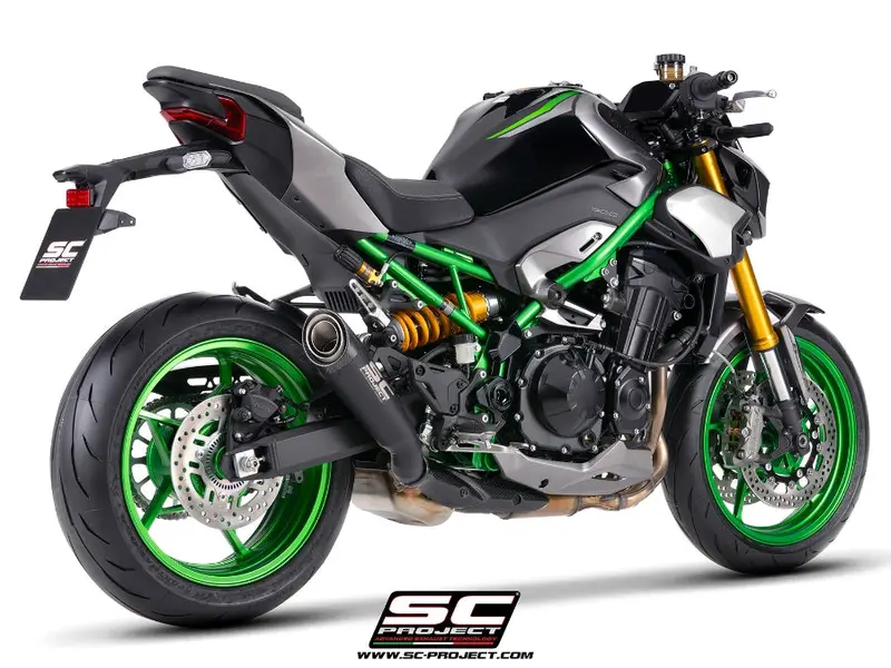 Kawasaki Z900 - Z900 A2 - 2025 - 2026 – Sc-Project S1 Titanium Exhaust, Matt Black 1