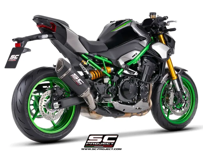 Kawasaki Z900 - Z900 A2 - 2025 - 2026 – Sc-Project Sc1-R Carbon Fibre Exhaust 1