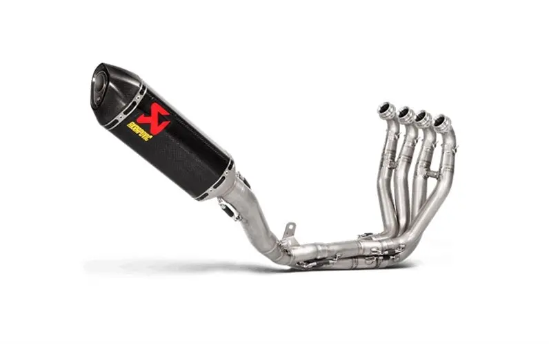 Kawasaki Zx-10R / Rr - (2016-2020) Akrapovic Carbon Silencer Titanium Evolution 4-2-1 Complete System - Race Removable Baffle 1