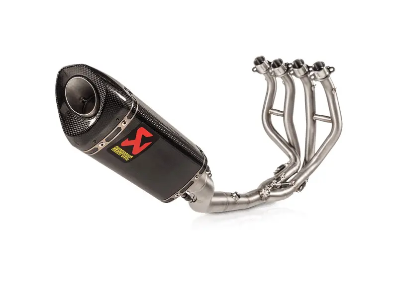 Kawasaki Zx-4R / Rr - (2023-2026) Akrapovic Full System (Carbon Silencer & Stainless Headers) - Race 1