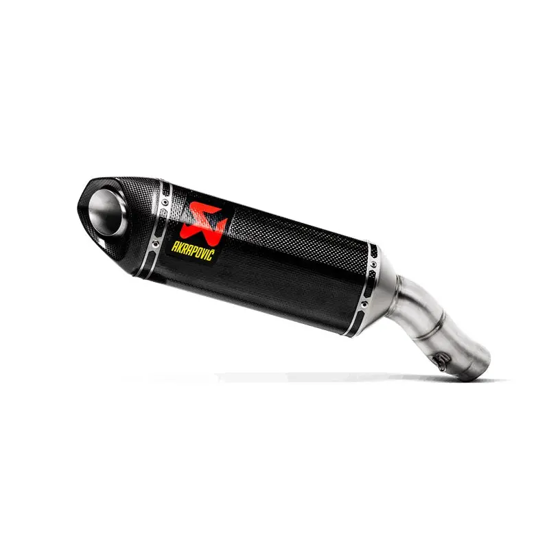 Kawasaki Zx-6R - (2019-2022) Akrapovic Carbon Silencer Slip-On Kit - Race Removable Baffle 1