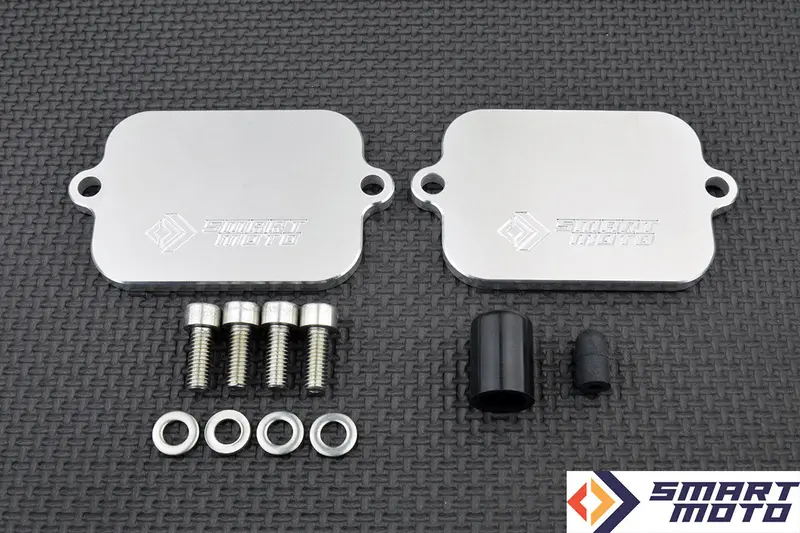 Kawasaki Zx-6R 600/636 1997 - 2002 Pair/Ais Valve Removal Kit With Block Off Plates 1