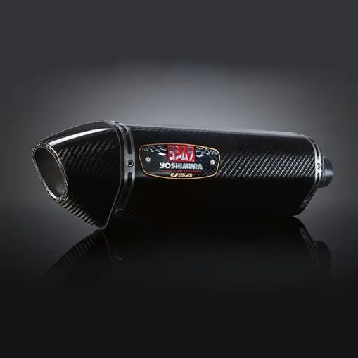 Kawasaki Zzr1400 - (2012-2020) Yoshimura Carbon R77 Slip-On Pair (Note - Cannot Use Centre Stand) - Race Series - Removable Baffle 1