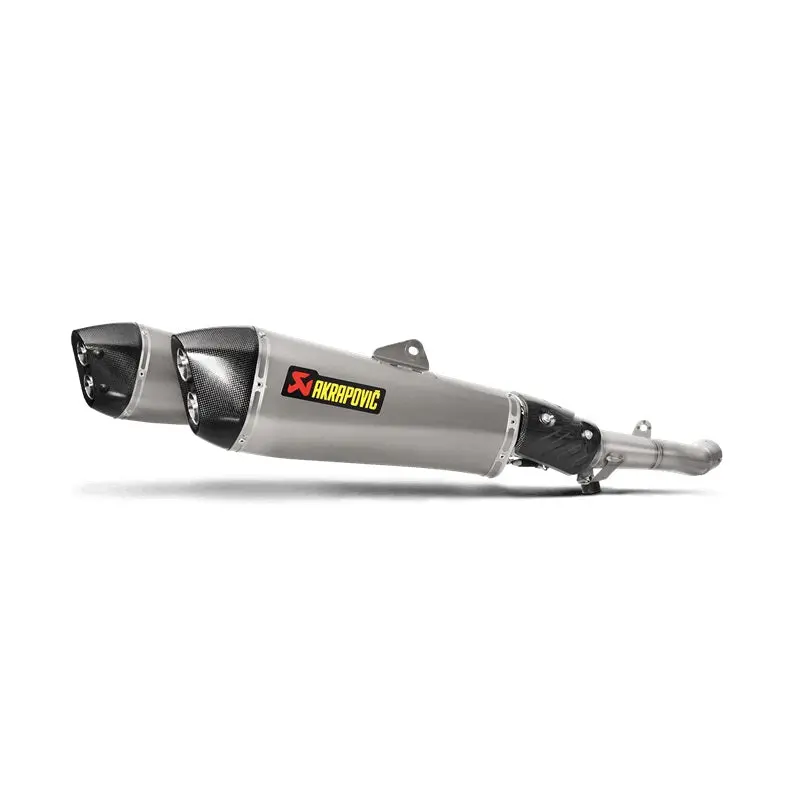 Kawasaki Zzr1400 - (2017-2020) Akrapovic Titanium Silencer Slip-On Kit - Road Legal 1