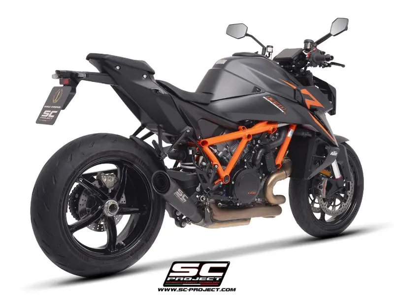 Ktm 1390 Super Duke R - 2024 - 2025 – Sc-Project S1 Titanium Exhaust, Matt Black 1
