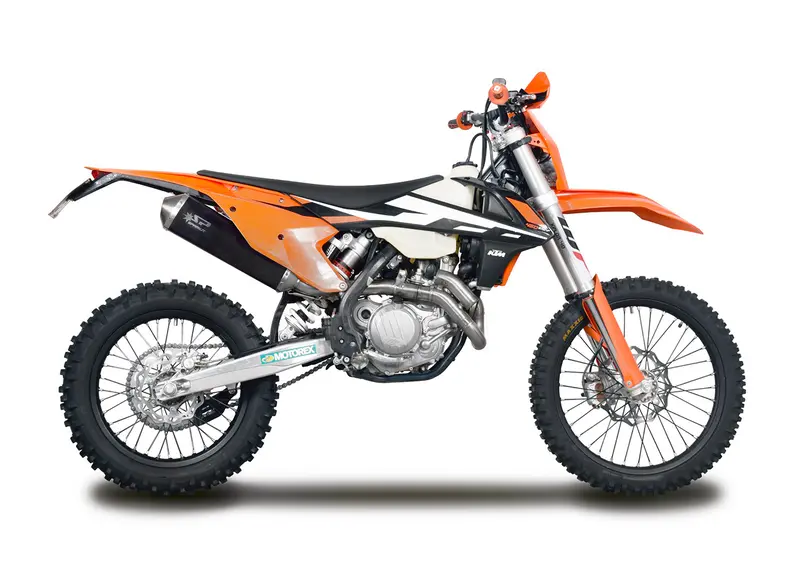 Ktm 450 Excf - 2017 - Full System Stainless Steel Collector With Lateral Silencer 1