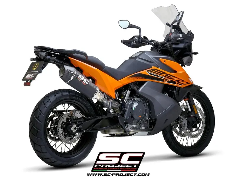 Ktm 890 Adventure / 890 Adventure A2 - 2021-2024 – Sc-Project X-Plorer Ii Carbon Fibre Exhaust 1