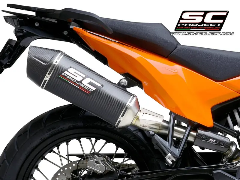 Ktm 890 Smt - 2023 - 2024 – Sc-Project X-Plorer Ii Carbon Fibre Exhaust 1