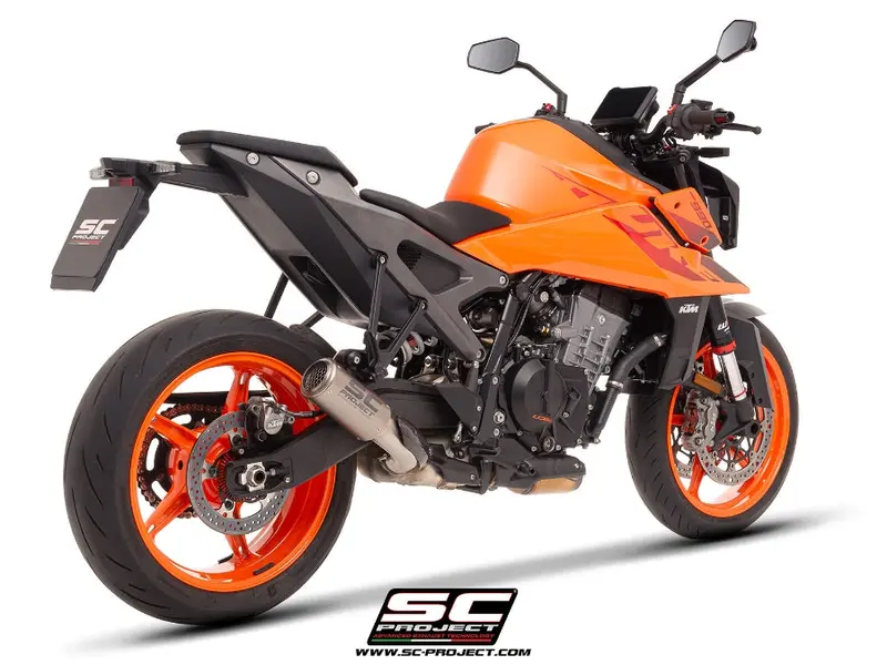 Ktm 990 Duke - 2024 - 2025 – Sc-Project Cr-T Titanium Exhaust, With Stoneguard Grid 1