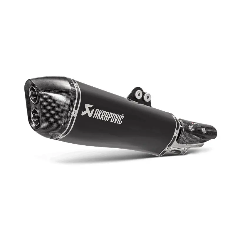 Kymco Ak550 - (2017-2023) Akrapovic Sp Titanium Slip-On Kit - Road Legal 1