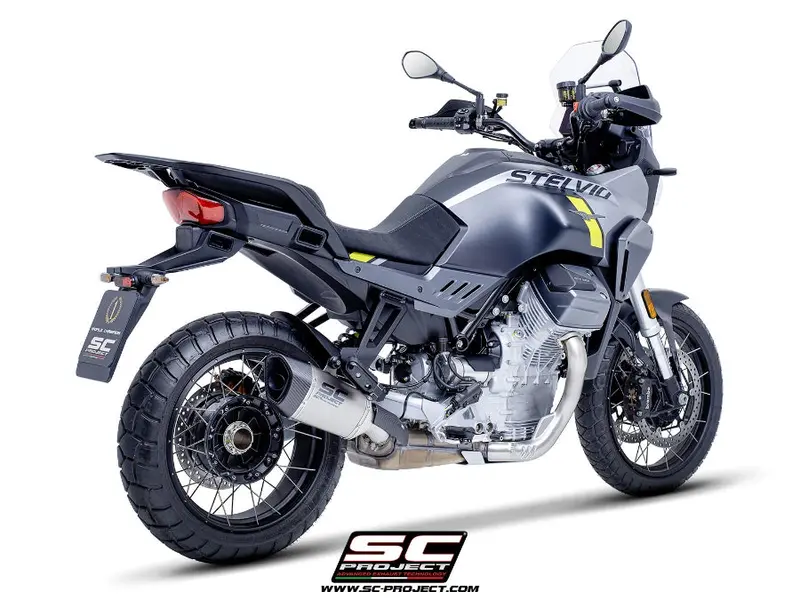 Moto Guzzi Stelvio - 2024 - 2025 – Sc-Project Sc1-R Titanium Exhaust 1