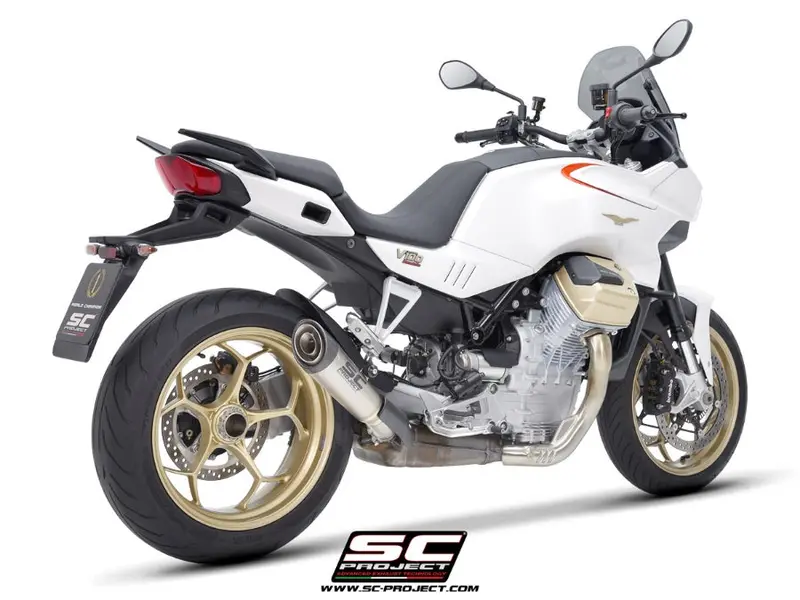 Moto Guzzi V100 Mandello - 2023 - 2025 – Sc-Project S1 Titanium Exhaust 1